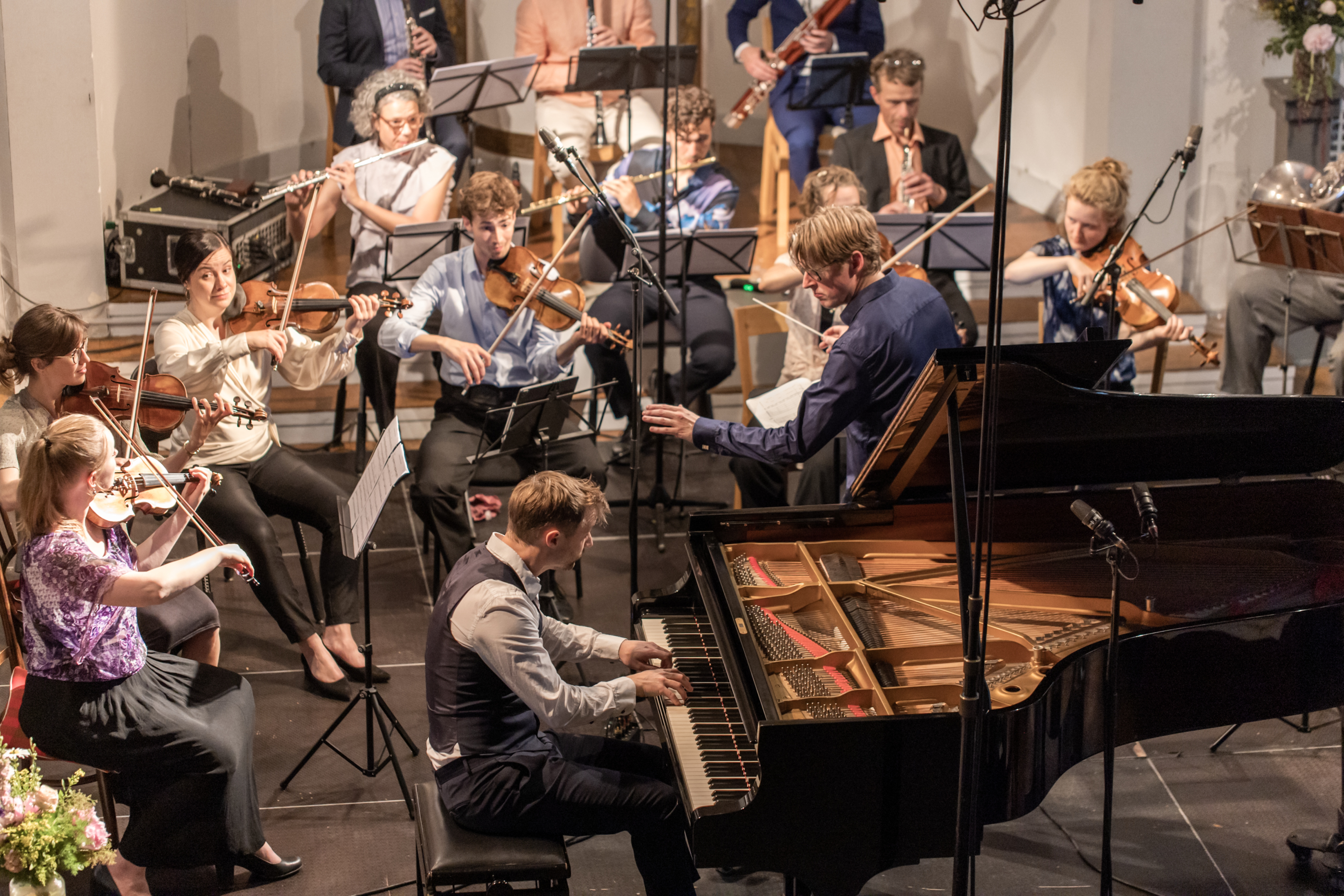 Et orkester der spiller musik