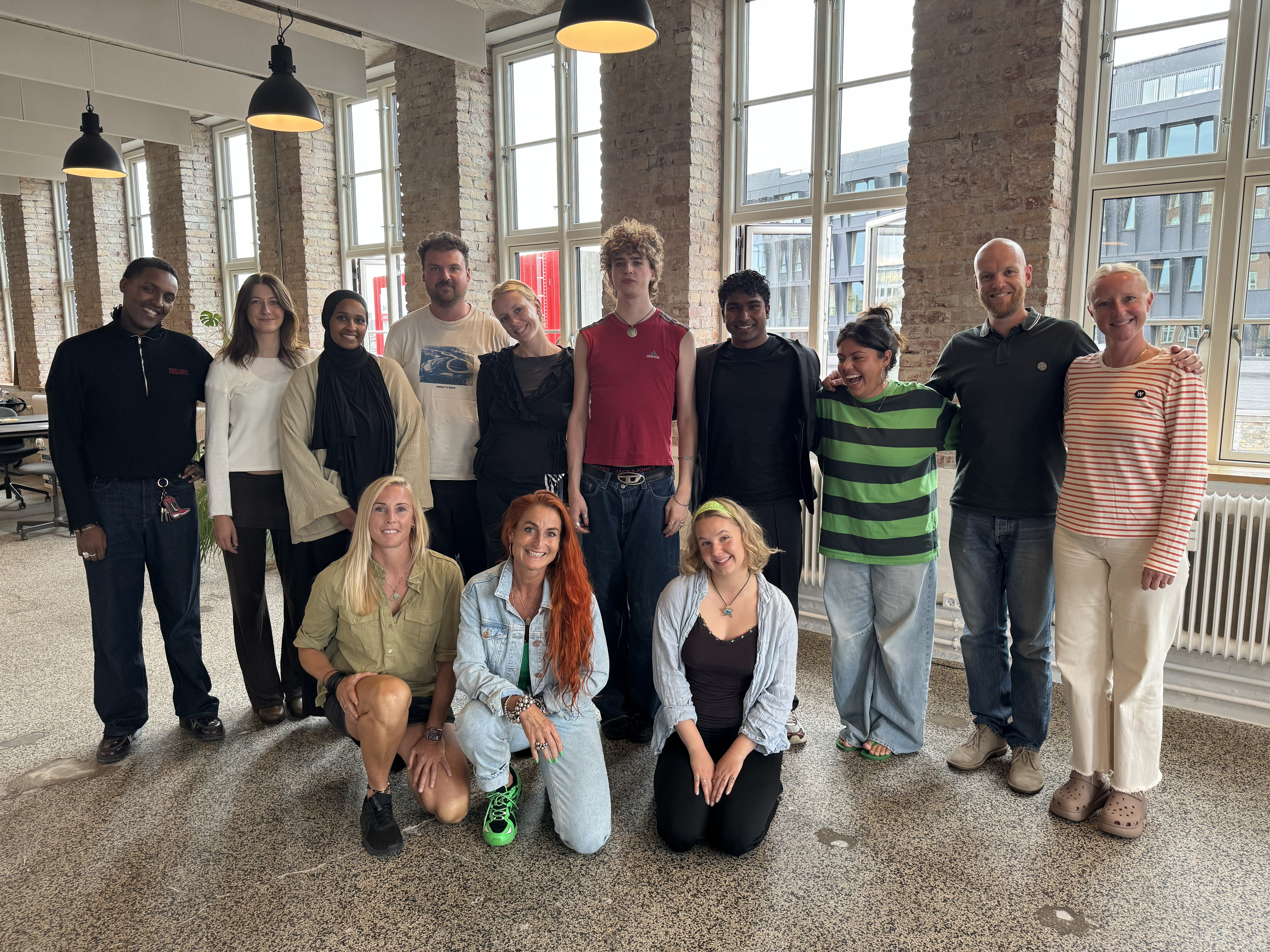 Gruppebillede af kursusdeltagere